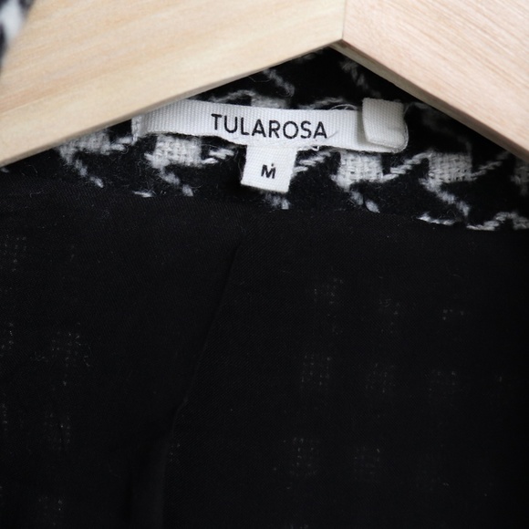 NWT Tularosa Heidi Coat Ivory Houndstooth Medium - Picture 7 of 8